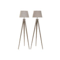 Lampadaire Trépied Beige Lin
