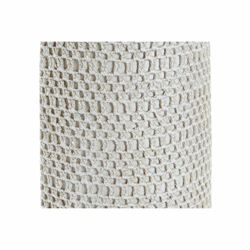 Vase Résine Moderne Beige et Blanc