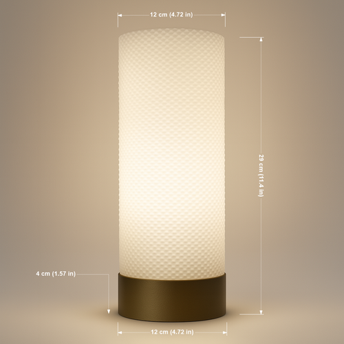 Lampe de Table Tressée Woven Glow
